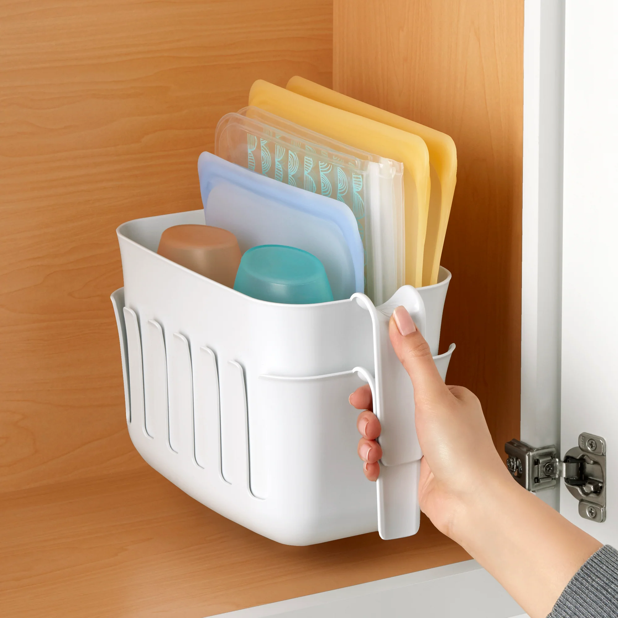Bag Drying Rack and Bin Set